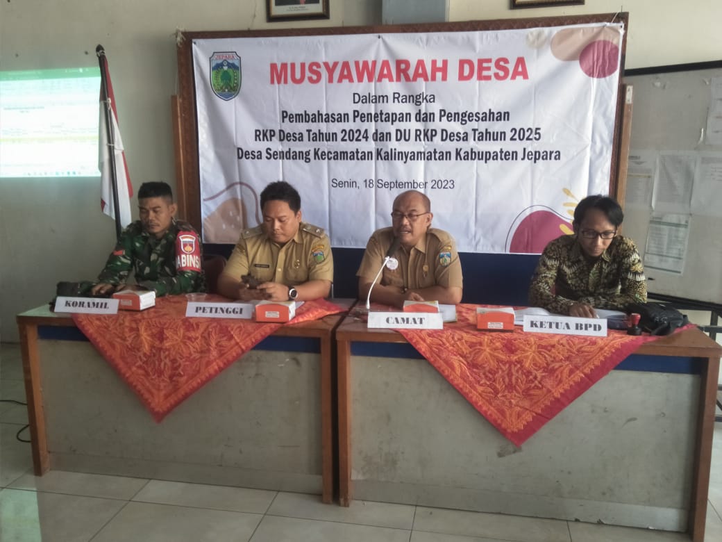 MUSDES RKPDES TAHUN 2024 DAN DU RKPDES TAHUN 2025