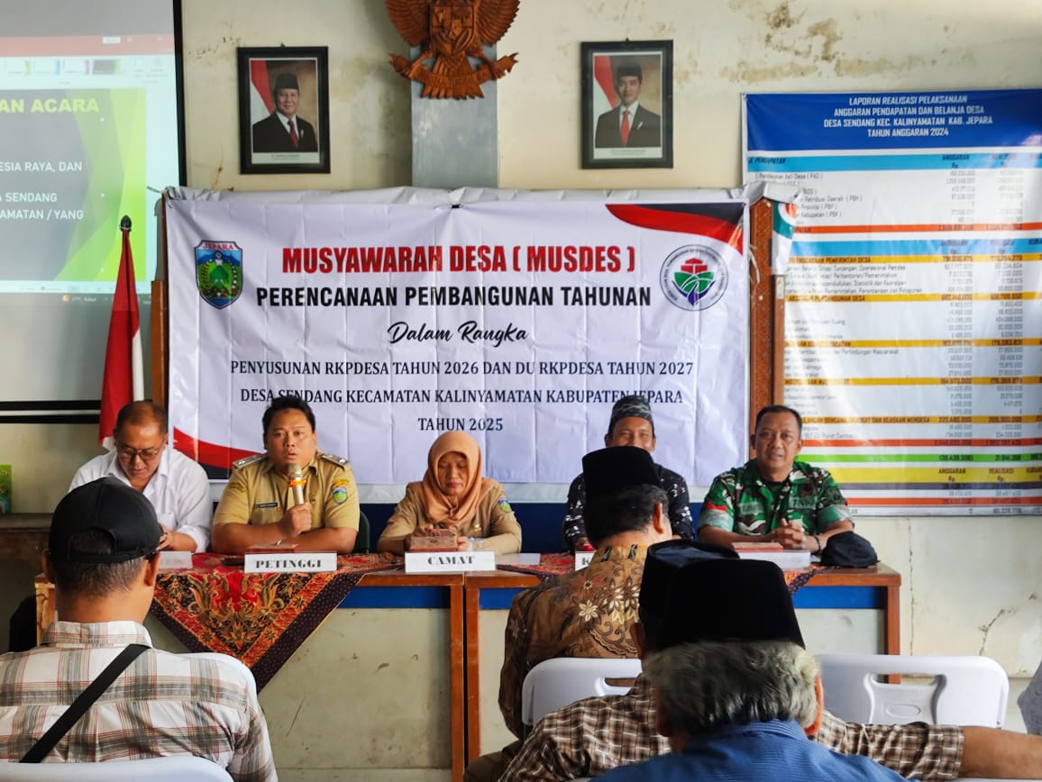 MUSDES PERENCANAAN PEMBANGUNAN TAHUNAN DESA SENDANG TAHUN 2025